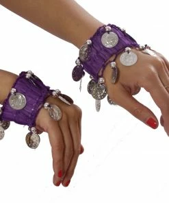 Miss Belly Dance Belly Dance Coined Wrist Bands | WRIST JINGLE JEWELRY & ACCESSORIES