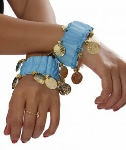Miss Belly Dance Belly Dance Coined Wrist Bands | WRIST JINGLE JEWELRY & ACCESSORIES
