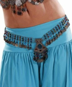 MissBellyDance Belly Dance Colored Stone Tribal Belt | GANEI