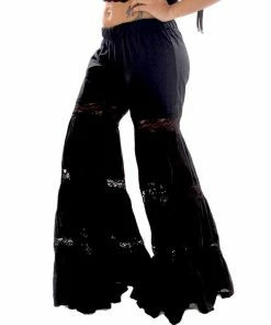 Miss Belly Dance Belly Dance Cotton & Lace Harem Pants | BEYOND THE EXPO BOTTOMS