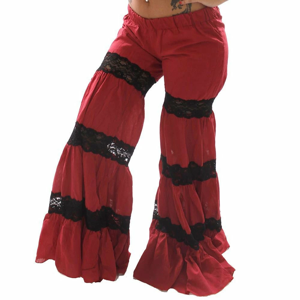 Miss Belly Dance Belly Dance Cotton & Lace Harem Pants | BEYOND THE EXPO BOTTOMS 1 Miss Belly Dance Belly Dance Cotton & Lace Harem Pants | BEYOND THE EXPO BOTTOMS