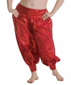 Miss Belly Dance Belly Dance Cotton Patterned Harem Pants | DAZZLE DANCE PANTS BOTTOMS