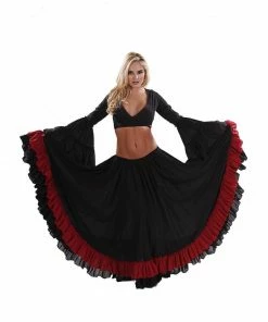 Miss Belly Dance Belly Dance Cotton Ruffle Skirt | MAHA CAROLENA