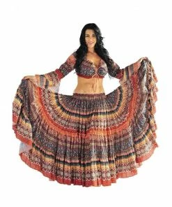 Miss Belly Dance BOTTOMS Belly Dance Design Tribal 25 Yard Skirt | DANADANA