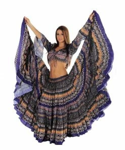Miss Belly Dance BOTTOMS Belly Dance Design Tribal 25 Yard Skirt | DANADANA