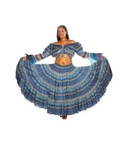 Miss Belly Dance BOTTOMS Belly Dance Design Tribal 25 Yard Skirt | DANADANA