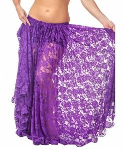 Miss Belly Dance Belly Dance Full Circular Lace Skirt | ROSEIH