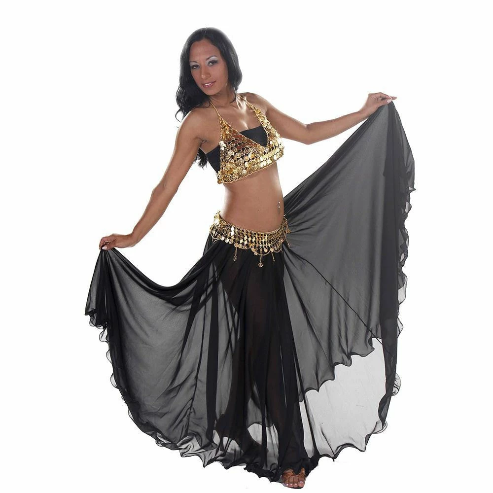 Miss Belly Dance BELLY DANCE COSTUMES Belly Dance Full Circular Skirt, Coin Bra, & Belt Costume Set 6 Miss Belly Dance BELLY DANCE COSTUMES Belly Dance Full Circular Skirt, Coin Bra, & Belt Costume Set