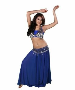 Miss Belly Dance BELLY DANCE COSTUMES Belly Dance Full Circular Skirt, Coin Bra, & Belt Costume Set 10 Miss Belly Dance BELLY DANCE COSTUMES Belly Dance Full Circular Skirt, Coin Bra, & Belt Costume Set