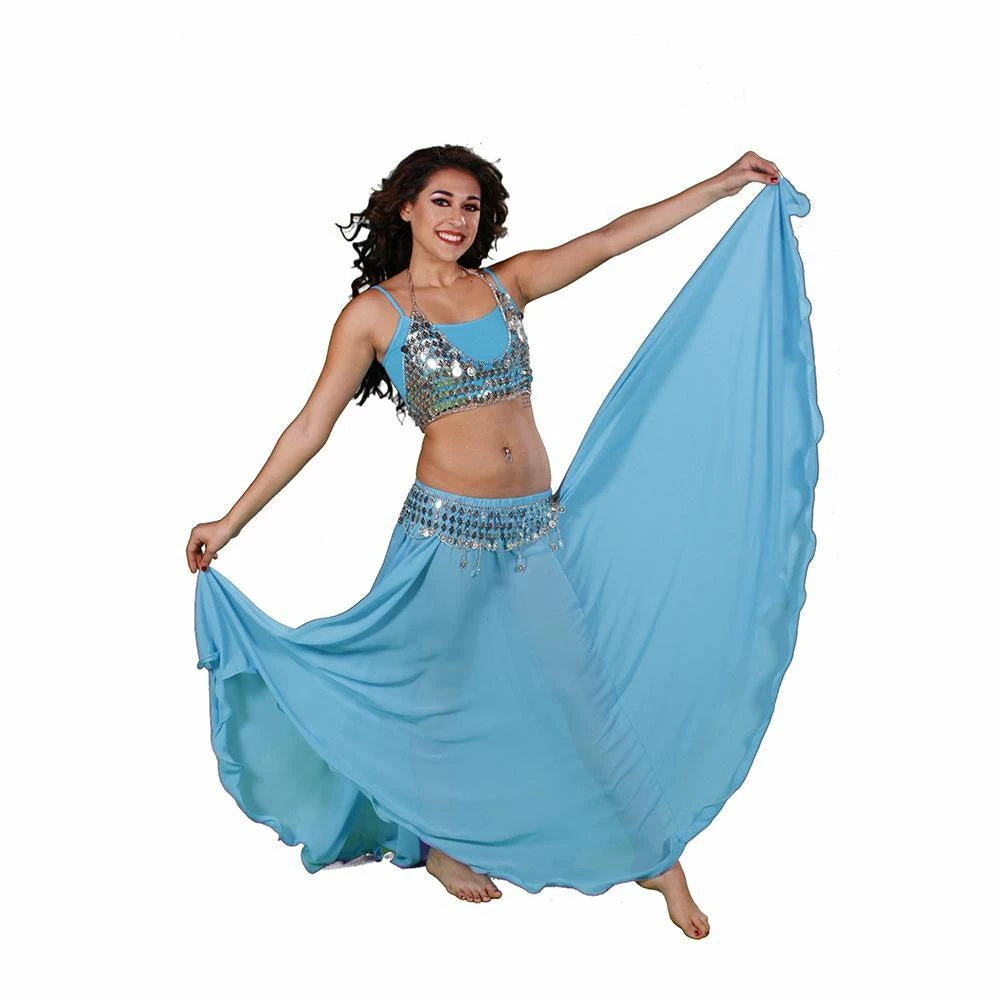 Miss Belly Dance BELLY DANCE COSTUMES Belly Dance Full Circular Skirt, Coin Bra, & Belt Costume Set 5 Miss Belly Dance BELLY DANCE COSTUMES Belly Dance Full Circular Skirt, Coin Bra, & Belt Costume Set