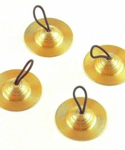 Miss Belly Dance Belly Dance Gold Plain Zill/Finger Cymbals PROPS