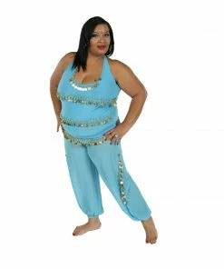 Miss Belly Dance BELLY DANCE COSTUMES Belly Dance Harem Pants & Halter Top Costume Set | SADIQA II 9 Miss Belly Dance BELLY DANCE COSTUMES Belly Dance Harem Pants & Halter Top Costume Set | SADIQA II