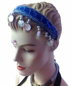 Miss Belly Dance Headwear Belly Dance Head Band With Coins | CLASSIC COIND HEADBAND Classic Coins Headband