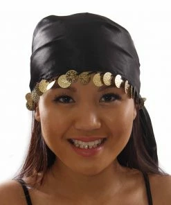 Miss Belly Dance Belly Dance Head Coin Scarf Bandana | LALAINE 2 Headwear