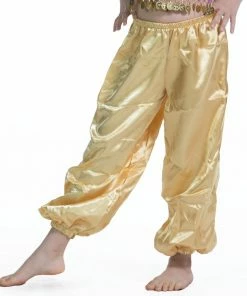MissBellyDance Belly Dance Kids Satin Harem Pants | SHINE ON 9 MissBellyDance Belly Dance Kids Satin Harem Pants | SHINE ON