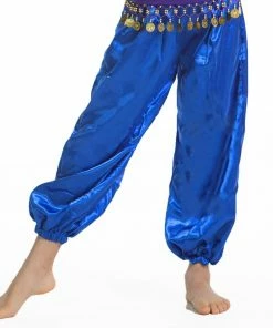 MissBellyDance Belly Dance Kids Satin Harem Pants | SHINE ON 11 MissBellyDance Belly Dance Kids Satin Harem Pants | SHINE ON
