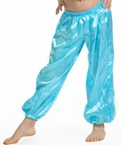 MissBellyDance Belly Dance Kids Satin Harem Pants | SHINE ON 12 MissBellyDance Belly Dance Kids Satin Harem Pants | SHINE ON