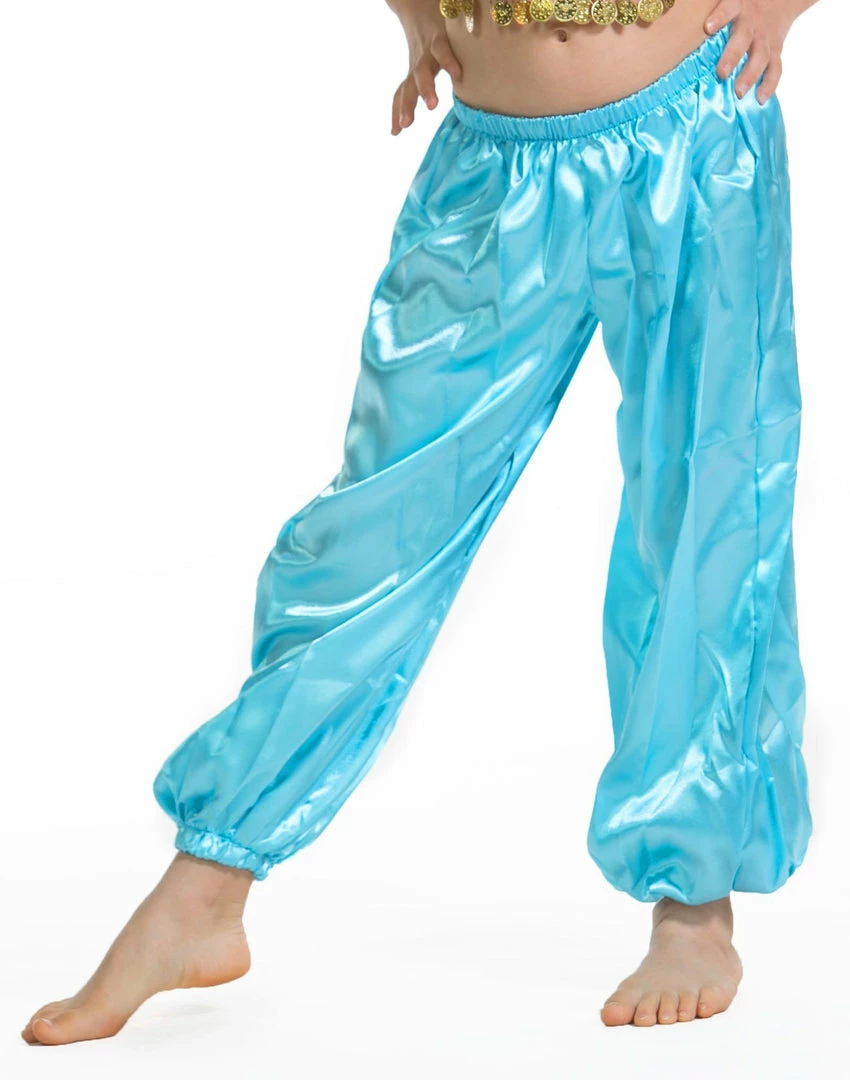 MissBellyDance Belly Dance Kids Satin Harem Pants | SHINE ON 6 MissBellyDance Belly Dance Kids Satin Harem Pants | SHINE ON
