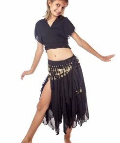 Miss Belly Dance Belly Dance Kid's Skirt, Top & Hip Scarf Costume Set | BINTIBALAD BELLY DANCE COSTUMES 9 Miss Belly Dance Belly Dance Kid's Skirt, Top & Hip Scarf Costume Set | BINTIBALAD BELLY DANCE COSTUMES