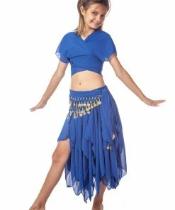 Miss Belly Dance Belly Dance Kid's Skirt, Top & Hip Scarf Costume Set | BINTIBALAD BELLY DANCE COSTUMES 11 Miss Belly Dance Belly Dance Kid's Skirt, Top & Hip Scarf Costume Set | BINTIBALAD BELLY DANCE COSTUMES