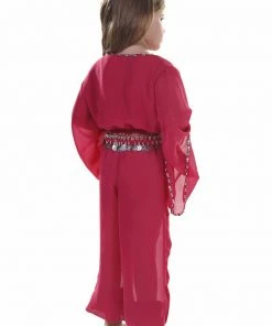 Miss Belly Dance Belly Dance Kids Top & Harem Pants Costume Set | JUNIOR RAQS