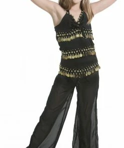 Miss Belly Dance Belly Dance Kids Top & Harem Pants Costume Set | RAQUIN RIGHT