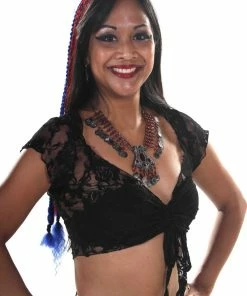 Miss Belly Dance TOPS Belly Dance Lace Choli Top | LACED WITH LOVE