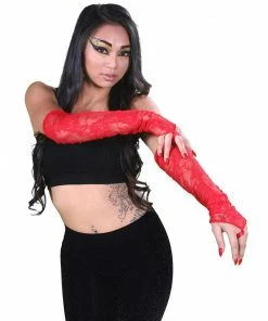 Miss Belly Dance Gloves & Arm Bands Belly Dance Lace Gloves LOLI LOOK