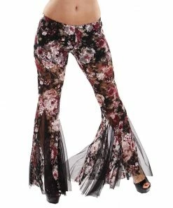 Miss Belly Dance BOTTOMS Belly Dance Lace & Lycra Harem Pants | SHEERLY STYLING