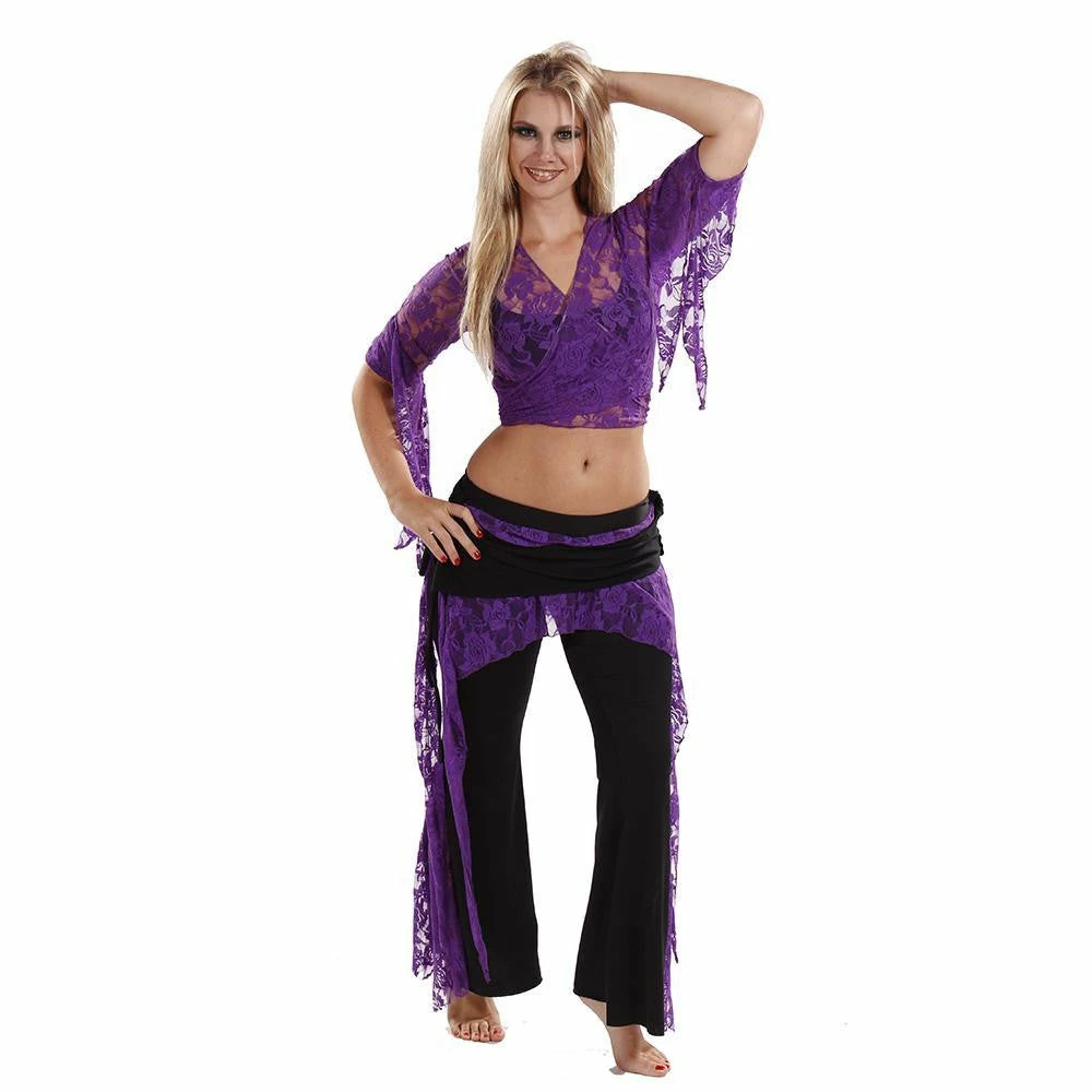 Miss Belly Dance BELLY DANCE COSTUMES Belly Dance Lace Top & Lycra Pants Costume Set | LOVE IT LACED 4 Miss Belly Dance BELLY DANCE COSTUMES Belly Dance Lace Top & Lycra Pants Costume Set | LOVE IT LACED