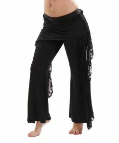 Miss Belly Dance Belly Dance Lycra & Lace Harem Pants | THE JENNY J