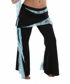 Miss Belly Dance Belly Dance Lycra & Lace Harem Pants | THE JENNY J