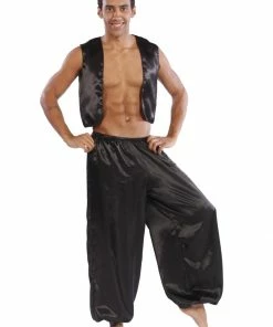 Miss Belly Dance Belly Dance Men's Satin Vest & Pants Costume Set | MYSTICAL MJNI 2