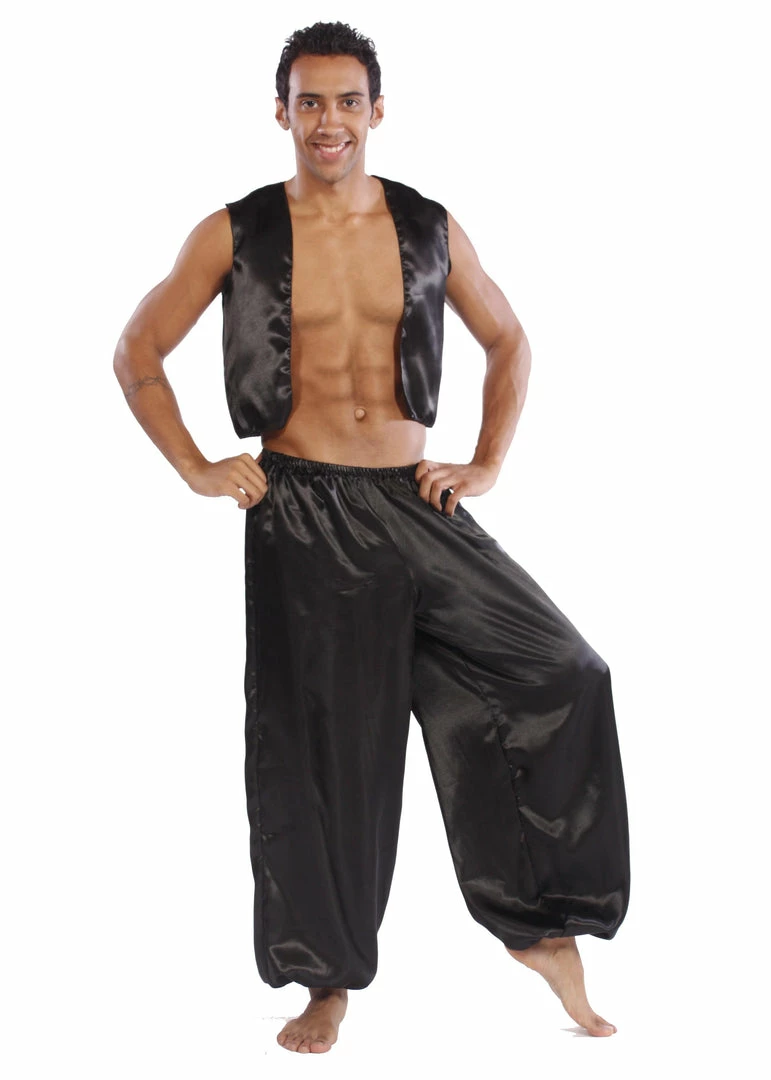 Miss Belly Dance Belly Dance Men's Satin Vest & Pants Costume Set | MYSTICAL MJNI 2 1 Miss Belly Dance Belly Dance Men's Satin Vest & Pants Costume Set | MYSTICAL MJNI 2