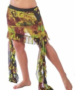 Miss Belly Dance Belly Dance Multi Pattern Skirt | TJADA FRINGE AND TIES BOTTOMS
