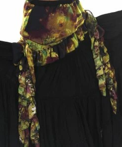 Miss Belly Dance Belly Dance Multi Pattern Skirt | TJADA FRINGE AND TIES BOTTOMS