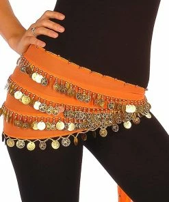 Miss Belly Dance Belly Dance Multi-Row Chiffon Hip Scarf | THE YASMINA BOTTOMS