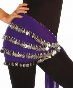 Miss Belly Dance Belly Dance Multi-Row Chiffon Hip Scarf | THE YASMINA BOTTOMS
