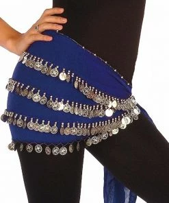 Miss Belly Dance Belly Dance Multi-Row Chiffon Hip Scarf | THE YASMINA BOTTOMS