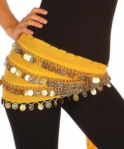 Miss Belly Dance Belly Dance Multi-Row Chiffon Hip Scarf | THE YASMINA BOTTOMS
