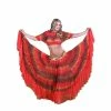 Miss Belly Dance Belly Dance Orange Patterned Skirt, Top, & Belt Costume Set | NIGELLA SONG BELLY DANCE COSTUMES