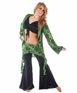 Miss Belly Dance Belly Dance Pants, Hoodie, Top & Hip Scarf Costume Set | PERA SHALA BELLY DANCE COSTUMES