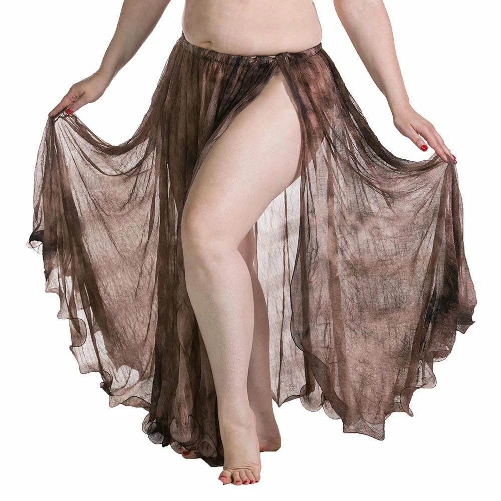 Miss Belly Dance Belly Dance Patterned Skirt With Slit | SHEER SHOWTIME 3 Miss Belly Dance Belly Dance Patterned Skirt With Slit | SHEER SHOWTIME