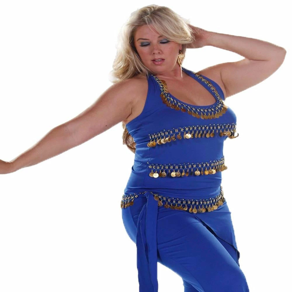 Miss Belly Dance Belly Dance Plus Sized Lycra Stretchy Halter Top | FESTIVE 3 Miss Belly Dance Belly Dance Plus Sized Lycra Stretchy Halter Top | FESTIVE