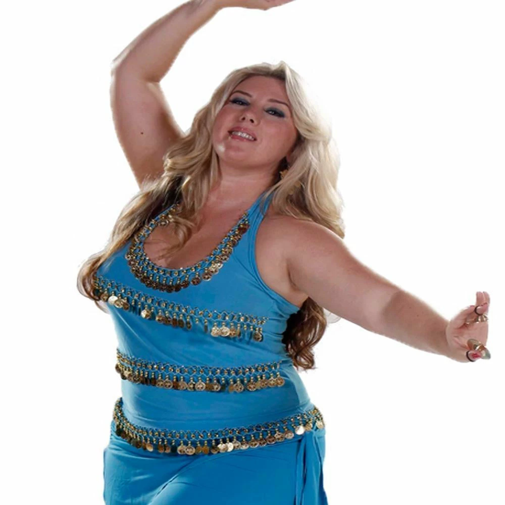 Miss Belly Dance Belly Dance Plus Sized Lycra Stretchy Halter Top | FESTIVE 2 Miss Belly Dance Belly Dance Plus Sized Lycra Stretchy Halter Top | FESTIVE