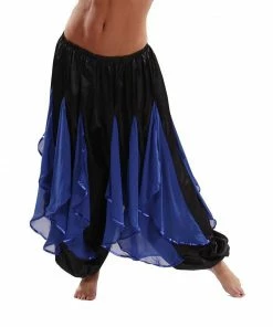 Miss Belly Dance Belly Dance Satin & Chiffon Harem Pants | TURN AND TWIRL 9 Miss Belly Dance Belly Dance Satin & Chiffon Harem Pants | TURN AND TWIRL