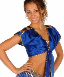 Miss Belly Dance TOPS Belly Dance Satin Choli Top| LEVEL BEST