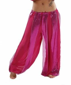 Miss Belly Dance BOTTOMS Belly Dance Sequined Harem Pants | B'ALINOLU SPARKLE