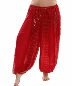 Miss Belly Dance BOTTOMS Belly Dance Sequined Harem Pants | B'ALINOLU SPARKLE