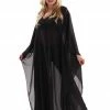 Miss Belly Dance Belly Dance Shear Solid Color Chiffon Kaftan | EASTERN THROBE